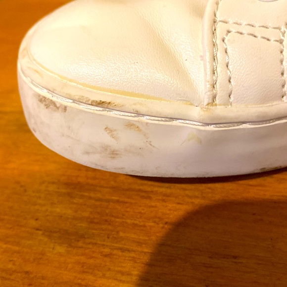 GAP Youth Girls Rainbow Sneakers Crazy Stripe Glitter sz 2 silver glitter laces - Picture 10 of 13